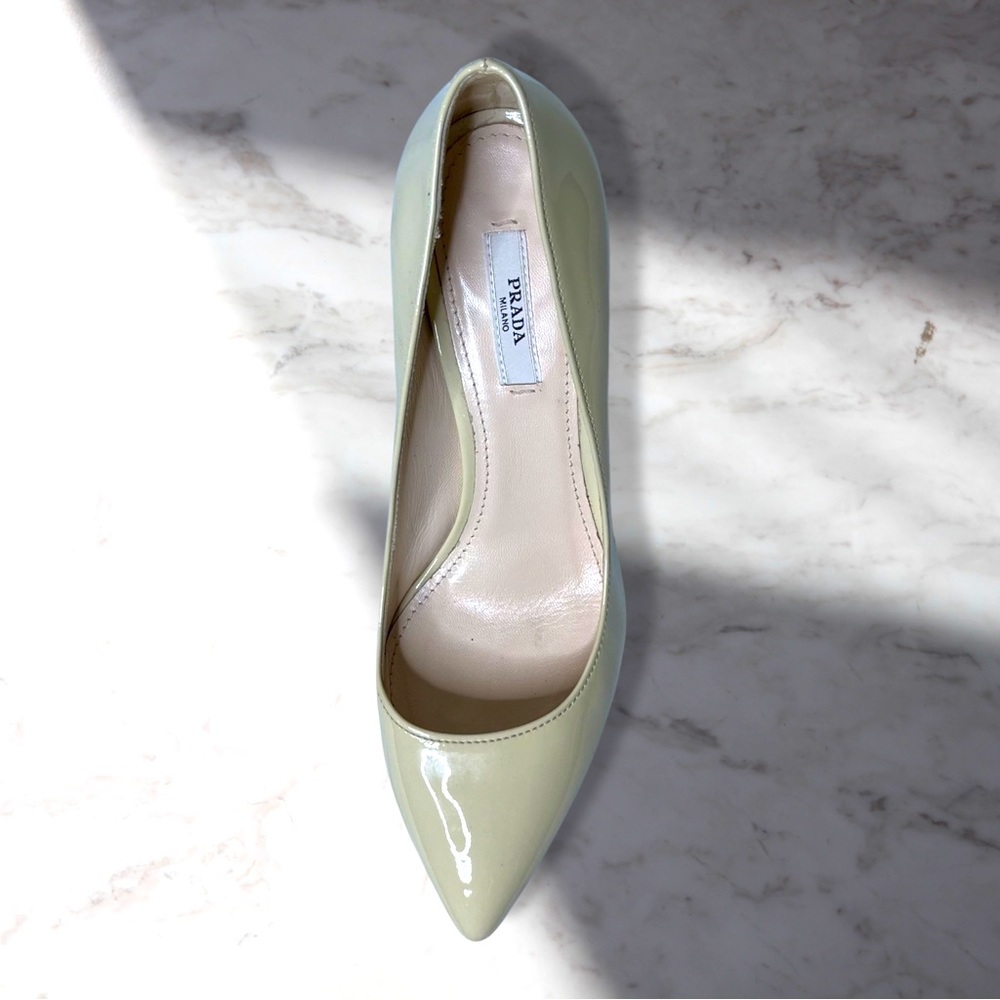 PRADA Authentic Nude Patent Leather Heels - Picture 3 of 12